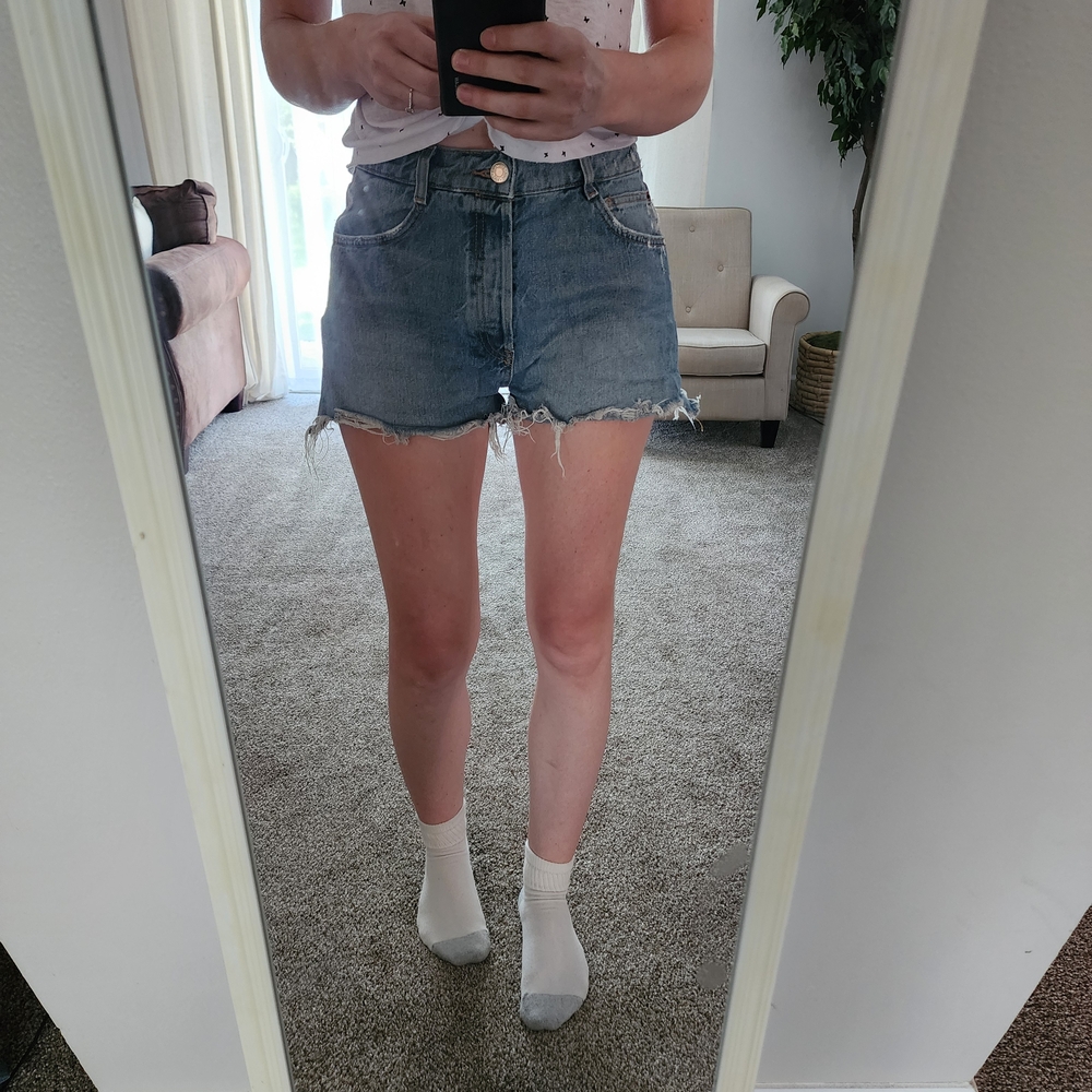 Zara Distressed Shorts